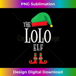 Lolo Elf Family Matching Grandpa Filipino Christmas Costume - Chic Sublimation Digital Download - Tailor-Made for Sublimation Craftsmanship