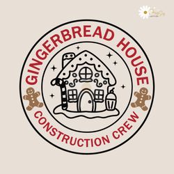 Gingerbread House Crew SVG