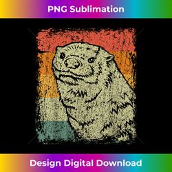 retro sea otter gift vintage otter - edgy sublimation digital file - enhance your art with a dash of spice