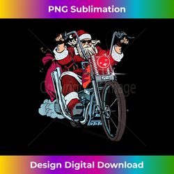 Santa Motorcycle Christmas - Bohemian Sublimation Digital Download - Immerse in Creativity with Every Design