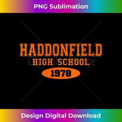 Womens Haddonfield High School V-Neck - Chic Sublimation Digital Download - Challenge Creative Boundaries