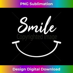 Motivation Smiling and Happy Face - Eco-Friendly Sublimation PNG Download - Crafted for Sublimation Excellence
