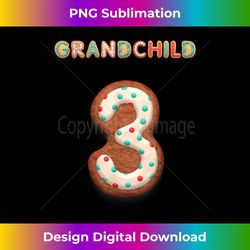 Matching Grandchild Number Christmas Pajamas #3 - Bohemian Sublimation Digital Download - Craft with Boldness and Assurance