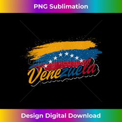 Venezuela Flag Latin America Proud Venezuelan Gift Venezuela - Luxe Sublimation PNG Download - Immerse in Creativity with Every Design