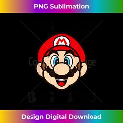Nintendo Super Mario The Big Bro Face Graphic T- - Vibrant Sublimation Digital Download - Pioneer New Aesthetic Frontiers