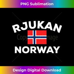 Rjukan Norway Norge Norwegian City Flag Country Tourist Gift - Deluxe PNG Sublimation Download - Rapidly Innovate Your Artistic Vision