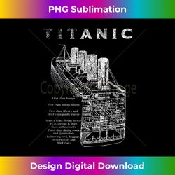 Titanic Cross Section T Tee Ship Voyage Atlantic Ocean - Bespoke Sublimation Digital File - Challenge Creative Boundaries