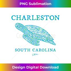 JCombs Charleston, SC, Gliding Sea Turtle - Eco-Friendly Sublimation PNG Download - Ideal for Imaginative Endeavors