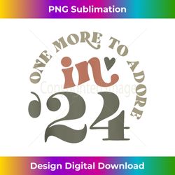 One More To Adore In 2024 Pregnancy Announcement Christmas! Tank Top - Futuristic PNG Sublimation File - Tailor-Made for Sublimation Craftsmanship