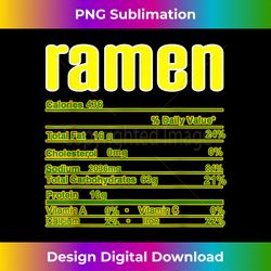 Thanksgiving Christmas Ramen Nutrition Fact - Sophisticated PNG Sublimation File - Striking & Memorable Impressions