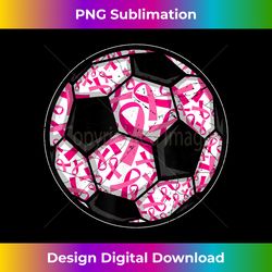 Pink Ribbon Soccer Breast Cancer Awareness Support Mom - Crafted Sublimation Digital Download - Crafted for Sublimation Excellence