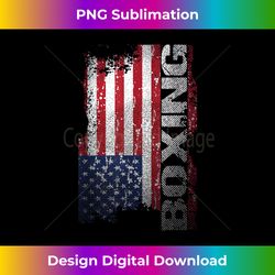 usa flag boxing t-, boxer tee gift - urban sublimation png design - spark your artistic genius