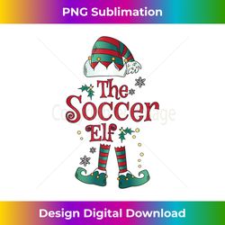 The Soccer Elf Christmas Costume Family Gnome Matching Tank Top - Classic Sublimation PNG File - Reimagine Your Sublimation Pieces