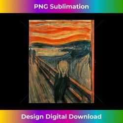 The Scream by Edvard Expressionism Munch Art - Luxe Sublimation PNG Download - Reimagine Your Sublimation Pieces