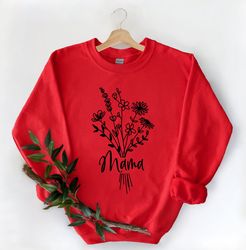 Mama Bouquet Sweatshirt, Mother's Day Sweatshirt, Mama Sweatshirt, Motherhood Sweatshirt, Best Mom Sweatshirt, Perfect M