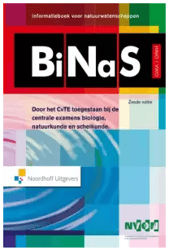 Binas havo/vwo informatieboek havo-vwo voor het onderwijs in de natuurwetenschappen.