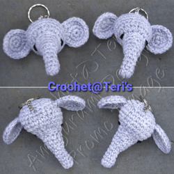 Sunny the Elephant Crochet pattern, digital file PDF, digital pattern PDF, Crochet pattern