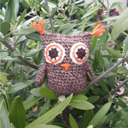Sprout the Owl Crochet pattern, digital file PDF, digital pattern PDF, Crochet pattern