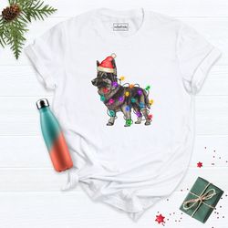 Christmas German Shepherd Shirt, Christmas Mom Dog Shirt, Animals Christmas Shirt, Christmas Shirt For Dog, German Sheph