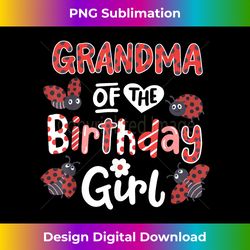 Grandma Of The Birthday Girl Matching Family Ladybug Party - Sophisticated PNG Sublimation File - Immerse in Creativity with Every Design