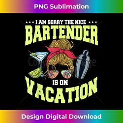 Bartender Barmaid Barman Mixologist Drink Bartending Barkeep - Chic Sublimation Digital Download - Customize with Flair