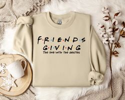 Cozy Friendsgiving Sweatshirt  Fall Feast Sweater  Autumn Celebration Apparel, Friendsgiving Pullover  Thanksgiving Gath