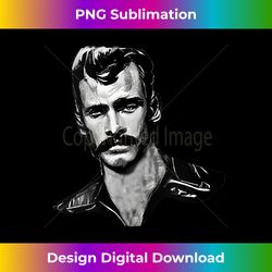 Hot Gay Moustache Daddy Leather Jacket Tom Finland Vintage Tank Top - Artisanal Sublimation PNG File - Striking & Memorable Impressions
