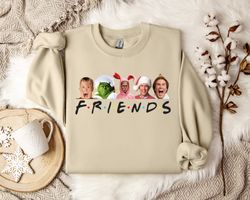 Festive Laughter at Monica's Friends Christmas Pullover, Stylish Comfort
