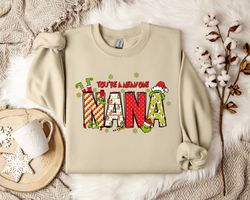 Festive Nana Traditions Nana Christmas Apparel, Joyful Celebrations