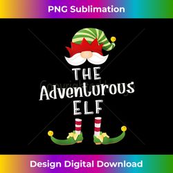 Adventurous Elf Group Christmas Funny Pajama Party - Innovative PNG Sublimation Design - Lively and Captivating Visuals