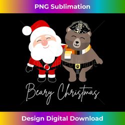 beary christmas gift  men's santa gay bear  xmas gay bear - sublimation-optimized png file - challenge creative boundaries