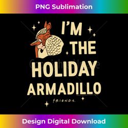 Friends I'm the Holiday Armadillo Long Sleeve - Timeless PNG Sublimation Download - Craft with Boldness and Assurance