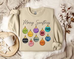 Taylor Swiftie Christmas Sweater, Merry Swiftmas Sweatshirt, Holiday Apparel for Swifties, Festive Xmas Sweater, Unique