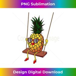 Funny Swinging Pineapple Lover Gift  Cute Swinger Men Women - Bohemian Sublimation Digital Download - Ideal for Imaginative Endeavors