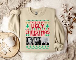 This Is My Ugly Christmas Sweater - Funny Holiday Pullover - Unisex Festive Jumper