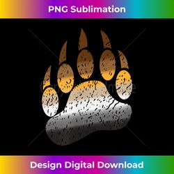 Gay Bear Paw Pride - Bohemian Sublimation Digital Download - Channel Your Creative Rebel