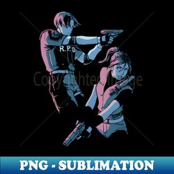 Racoon City Survivors - High-Resolution PNG Sublimation File - Perfect for Sublimation Mastery