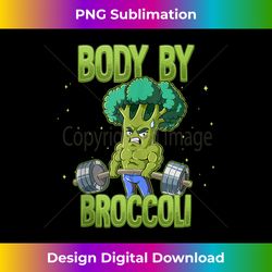 Broccoli Gym Weight Training Body By Broccoli Tank Top - Sleek Sublimation PNG Download - Access the Spectrum of Sublimation Artistry