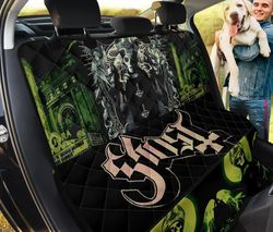 Ghost Pet Seat Covers For Car Heavy Metal Fan Gift