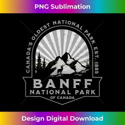 Banff National Park of Canada Retro Vintage Souvenir Gift - Minimalist Sublimation Digital File - Customize with Flair