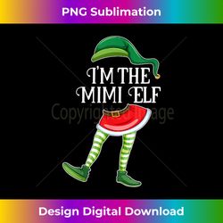 I'm the Mimi Elf Christmas Matching Family Group Gift - Sublimation-Optimized PNG File - Chic, Bold, and Uncompromising