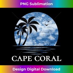 Cape Coral Florida Vacation Family Beach Island Group Gift - Eco-Friendly Sublimation PNG Download - Infuse Everyday with a Celebratory Spirit