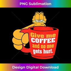 Garfield Give Me Coffee Tank Top - Bespoke Sublimation Digital File - Immerse in Creativity with Every Design