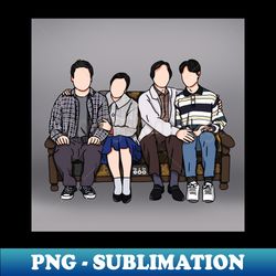 Reply 1988 Family - Sublimation-Ready PNG File - Capture Imagination with Every Detail