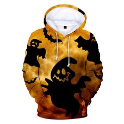 Ghost Printed Casual Hoodie &8211 3D All Over Printed &8211 VF27