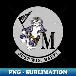 F-14 Tomcat - Just Win Baby - Silver - Grunge Style - Premium Sublimation Digital Download - Unleash Your Creativity