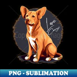 I Love Corgis - Unique Sublimation PNG Download - Boost Your Success with this Inspirational PNG Download