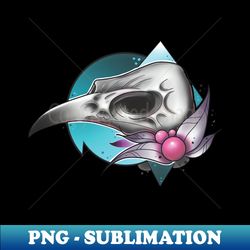 raven skull - Artistic Sublimation Digital File - Create with Confidence