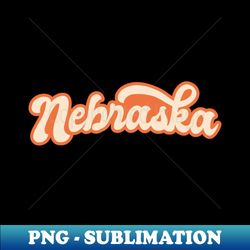 Nebraska Retro - Digital Sublimation Download File - Stunning Sublimation Graphics