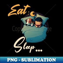 Sleeping Dog - Sublimation-Ready PNG File - Enhance Your Apparel with Stunning Detail